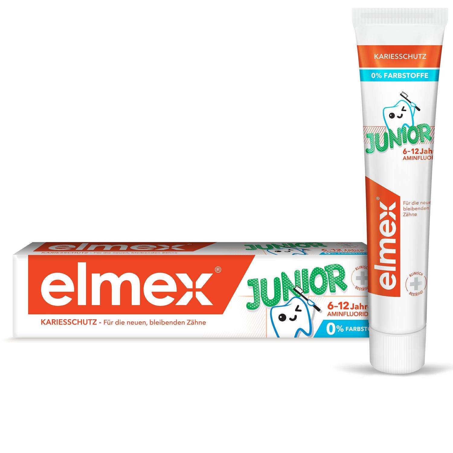 Зубная паста Colgate Elmex Junior c 6 до 12лет 75мл - фото 2