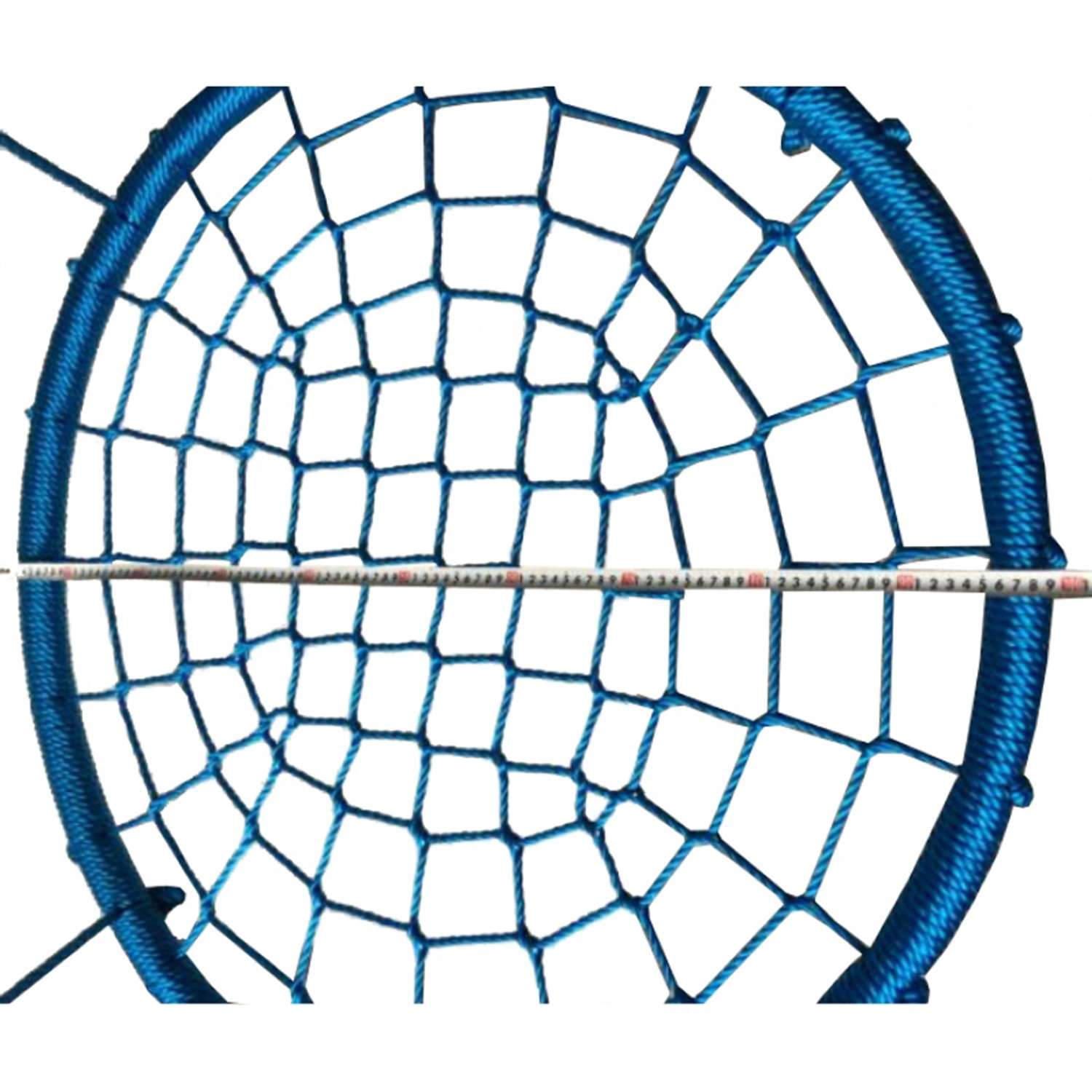 Качели Капризун гнездо диаметр 100 см голубой - фото 7