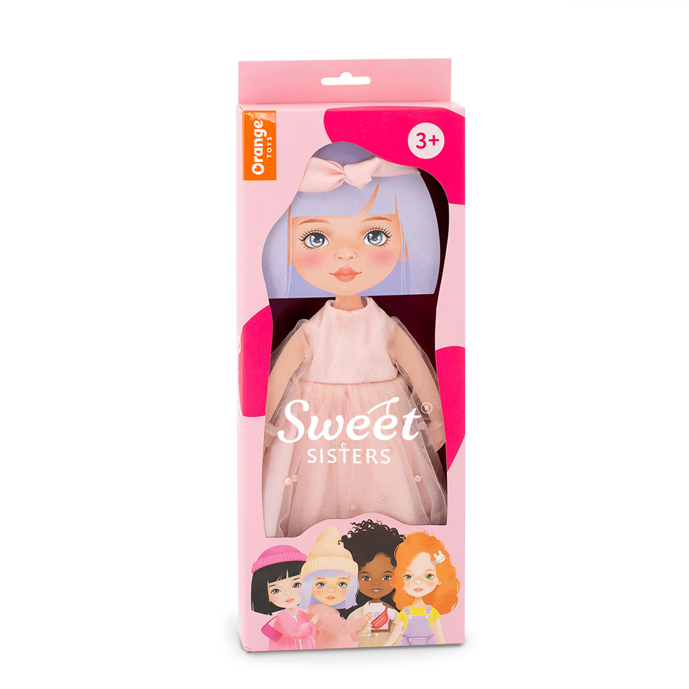 Набор одежды для кукол Orange Toys Sweet Sisters Светло-розовое платье Серия Вечерний шик S02 - фото 1