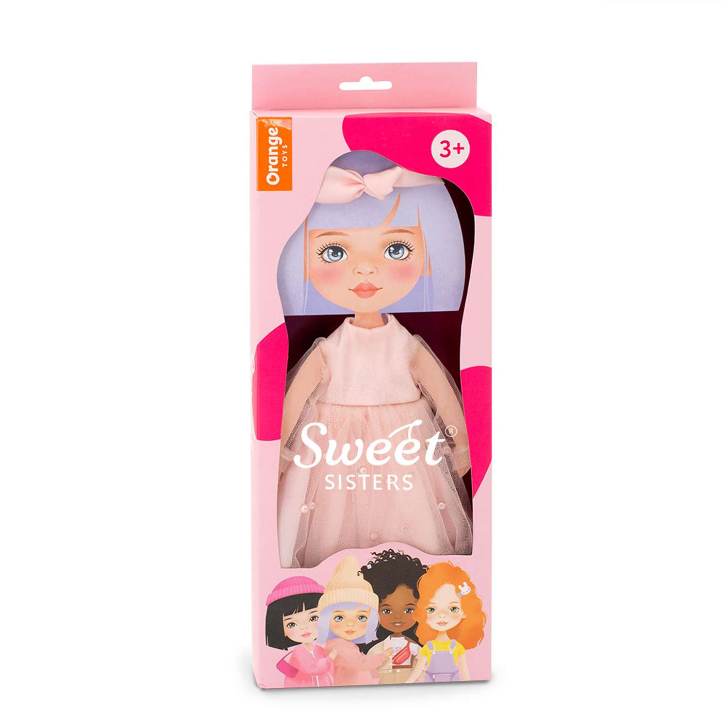 Набор одежды для кукол Orange Toys Sweet Sisters Светло-розовое платье Серия Вечерний шик S02 - фото 1