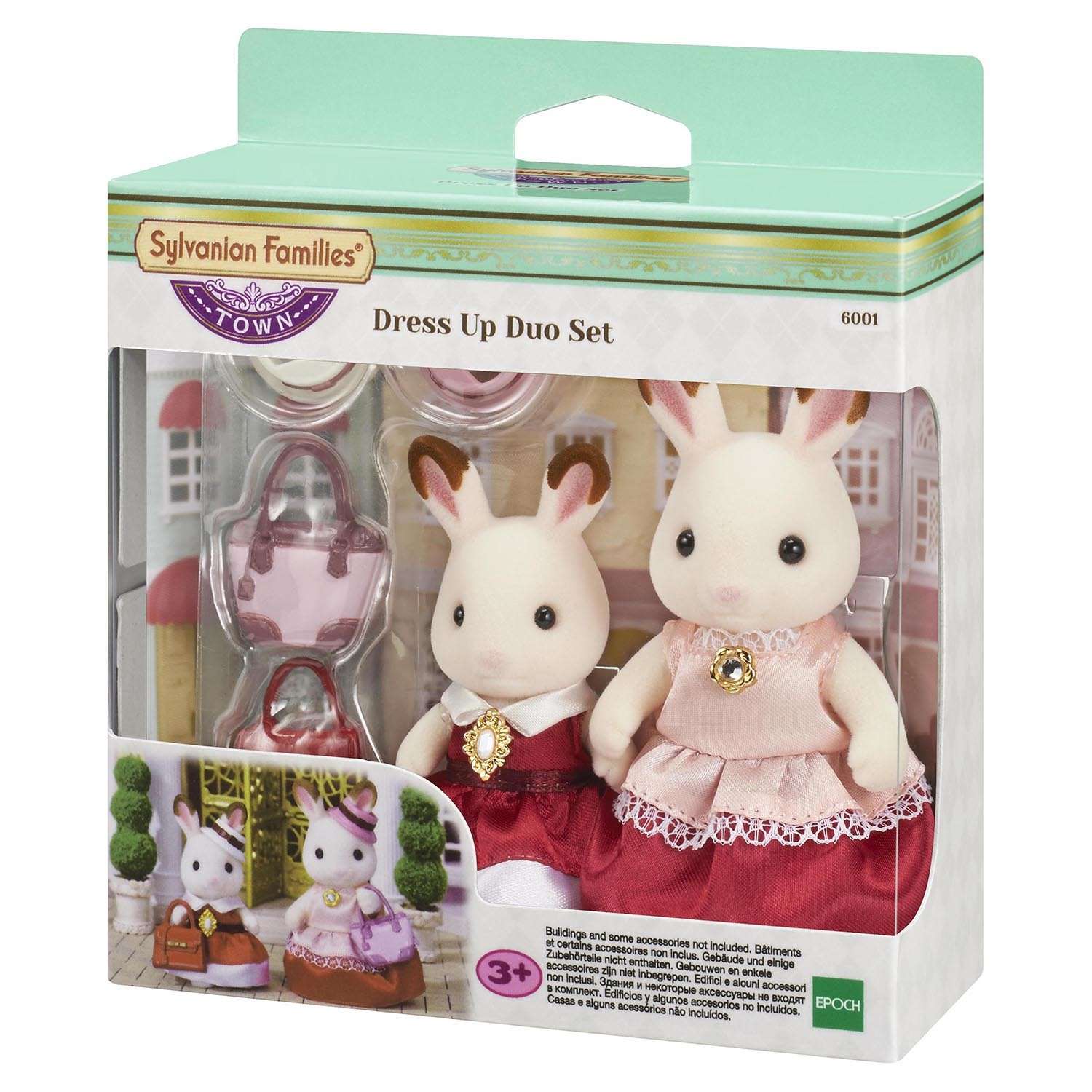 Набор SYLVANIAN FAMILIES TOWN Series Модницы в шикарных платьях - фото 3