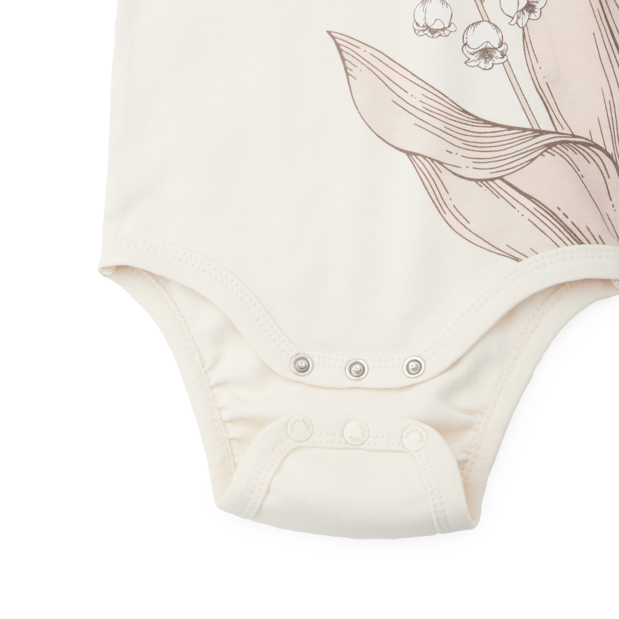 Боди 3 шт HAPPY BABY 90112_beige_pink_milky - фото 17