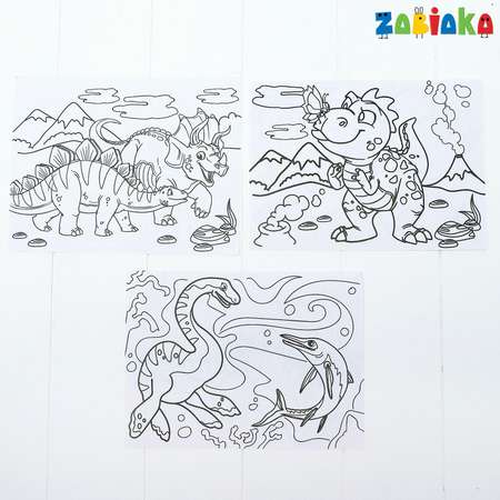 Доска для рисования Zabiaka Эра динозавров