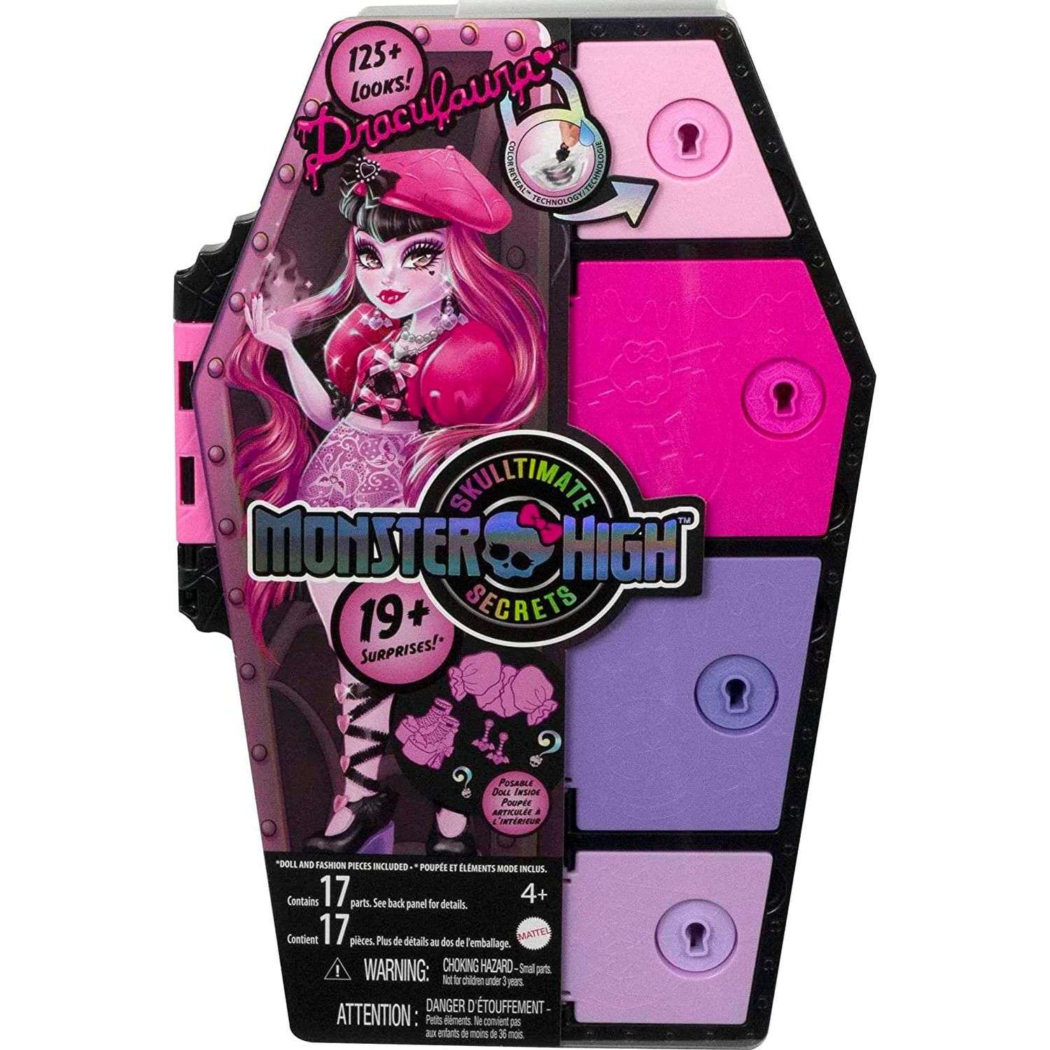 Кукла Monster High Skulltimate Secrets Series 1 Draculaura HKY60 HKY60 - фото 4