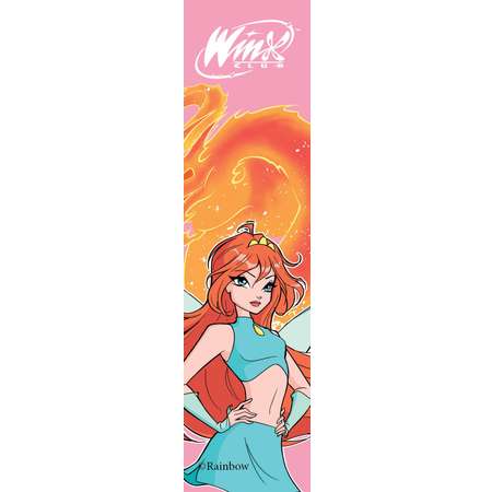 Закладка Эксмо Winx с резинкой Блум