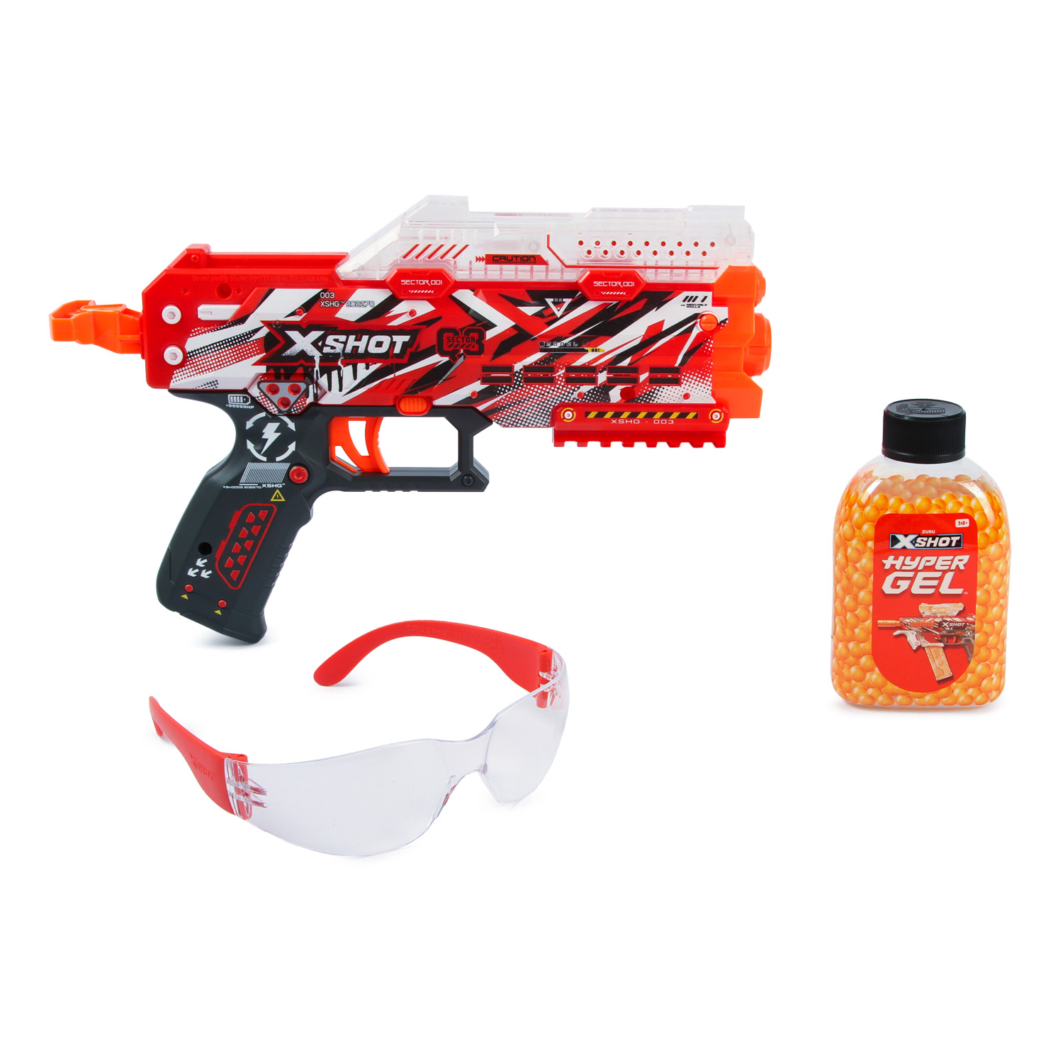 Бластер XSHOT Hyper Gel + гелевые шарики 3000шт 36728 - фото 14