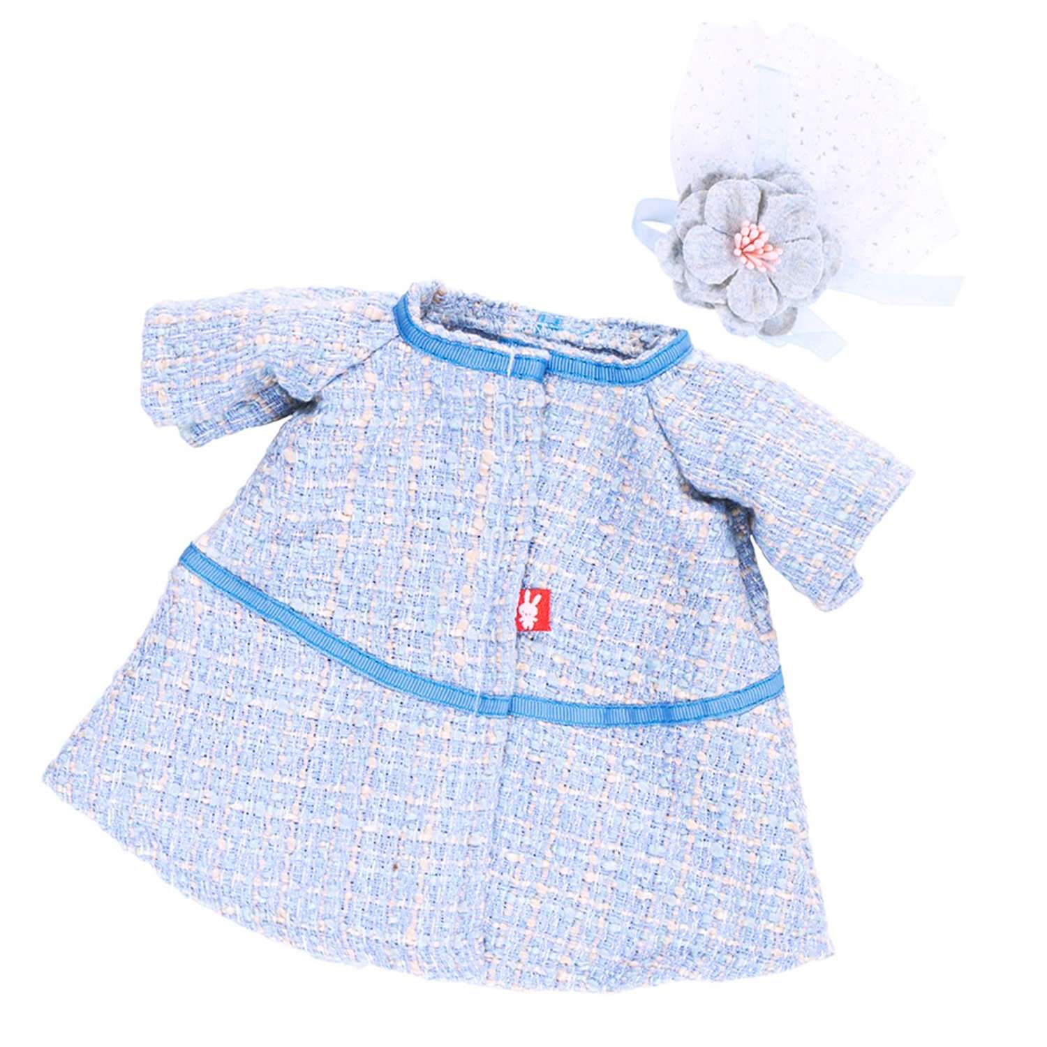 Одежда для кукол BUDI BASA Платье голубое в клетку Зайки Ми 25 см OStS-271 OStS-271 - фото 2
