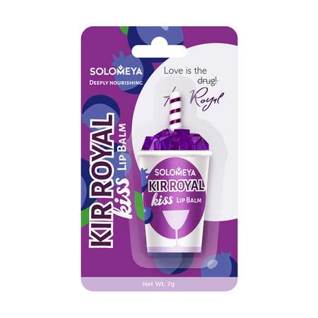 Бальзам для губ SOLOMEYA «Kir Royal Kiss» 7 гр