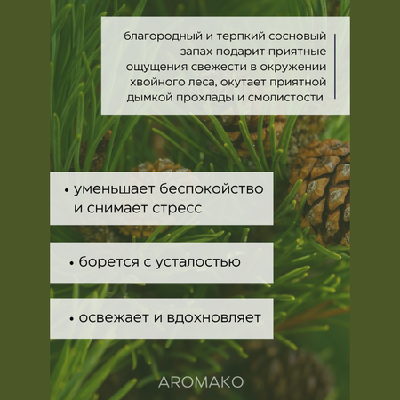 Масло для увлажнителей AromaKo Сосновый бор 5 мл