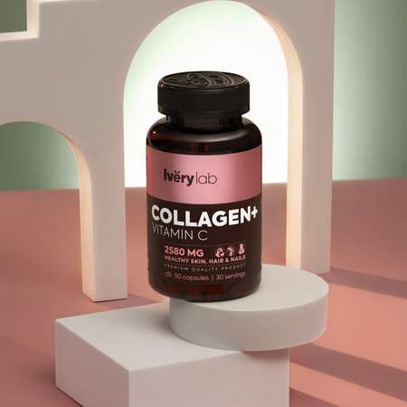 БАД Iverylab Комплекс для молодости кожи Коллаген + Витамин С