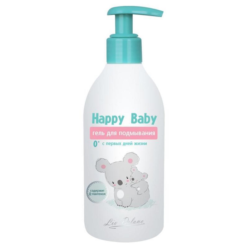 Гель для подмывания LIV DELANO детский Happy Baby с первых дней жизни 300 г - фото 1