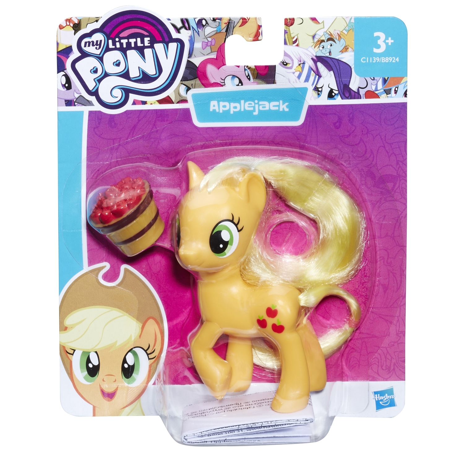 Набор My Little Pony Пони-подружки Эпл Джек C1139EU40 купить по цене 349 ₽  в интернет-магазине Детский мир