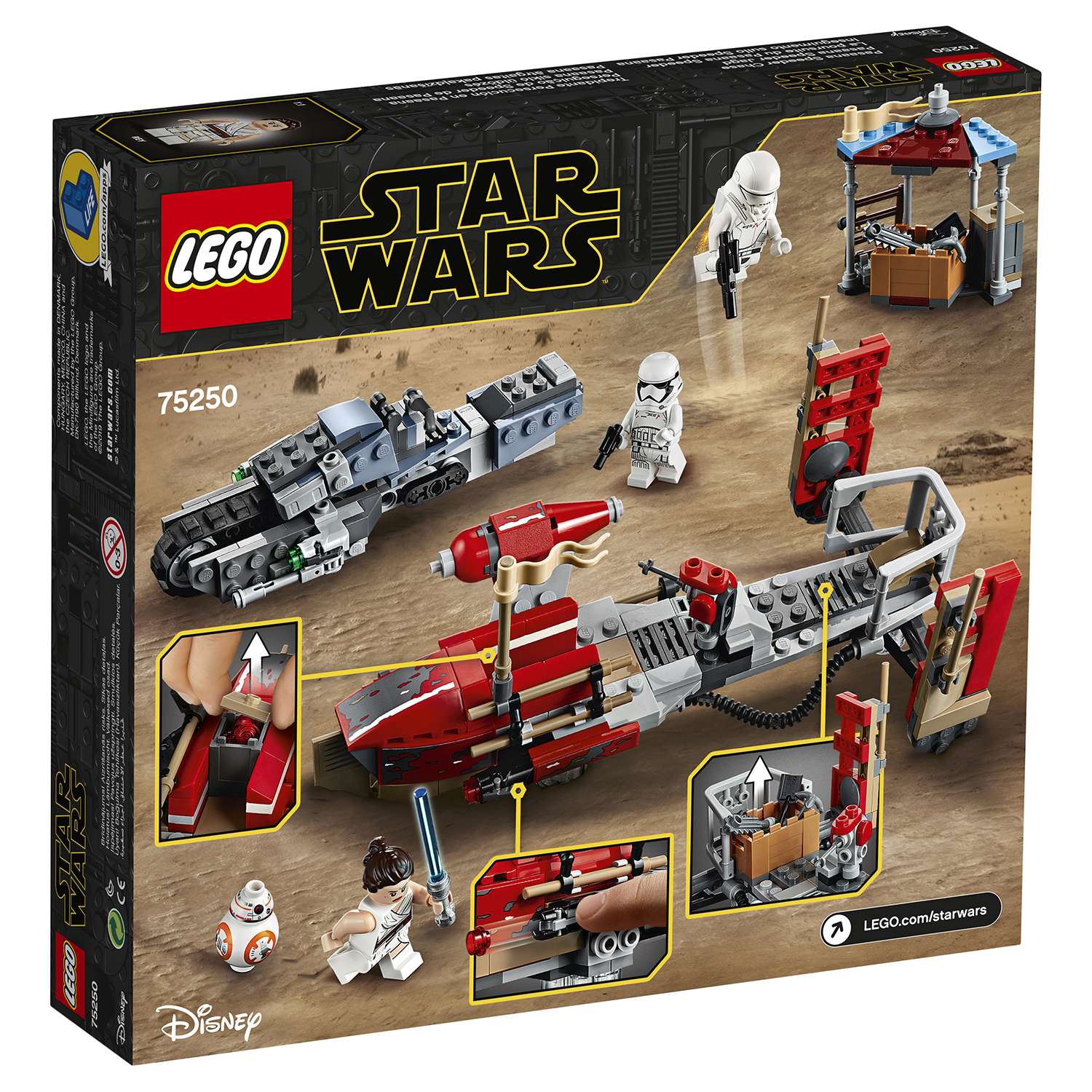 Конструктор LEGO Star Wars Погоня на спидерах 75250 - фото 3