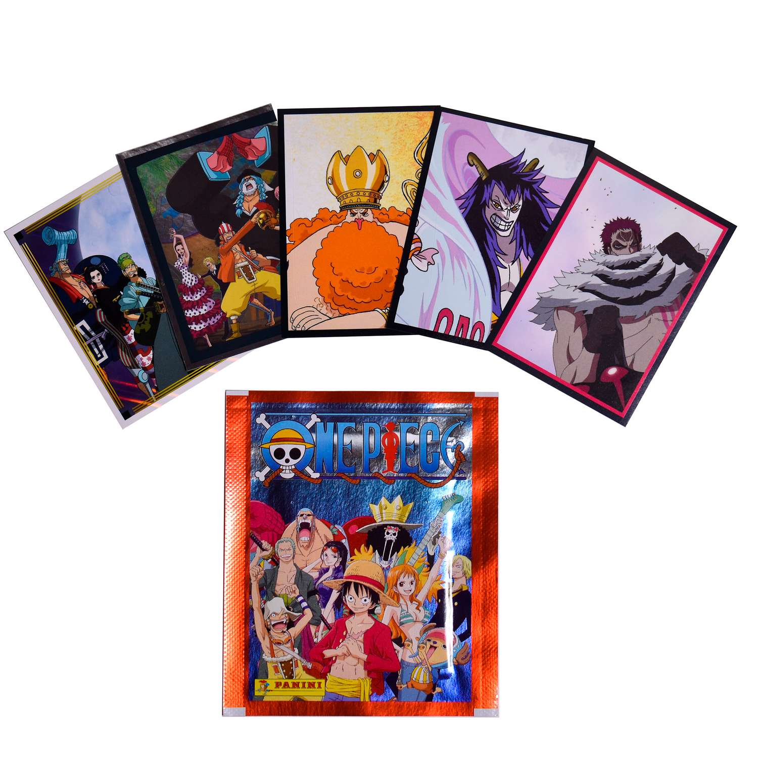 Бокс с наклейками Panini One Piece 50 пакетиков в наборе - фото 2