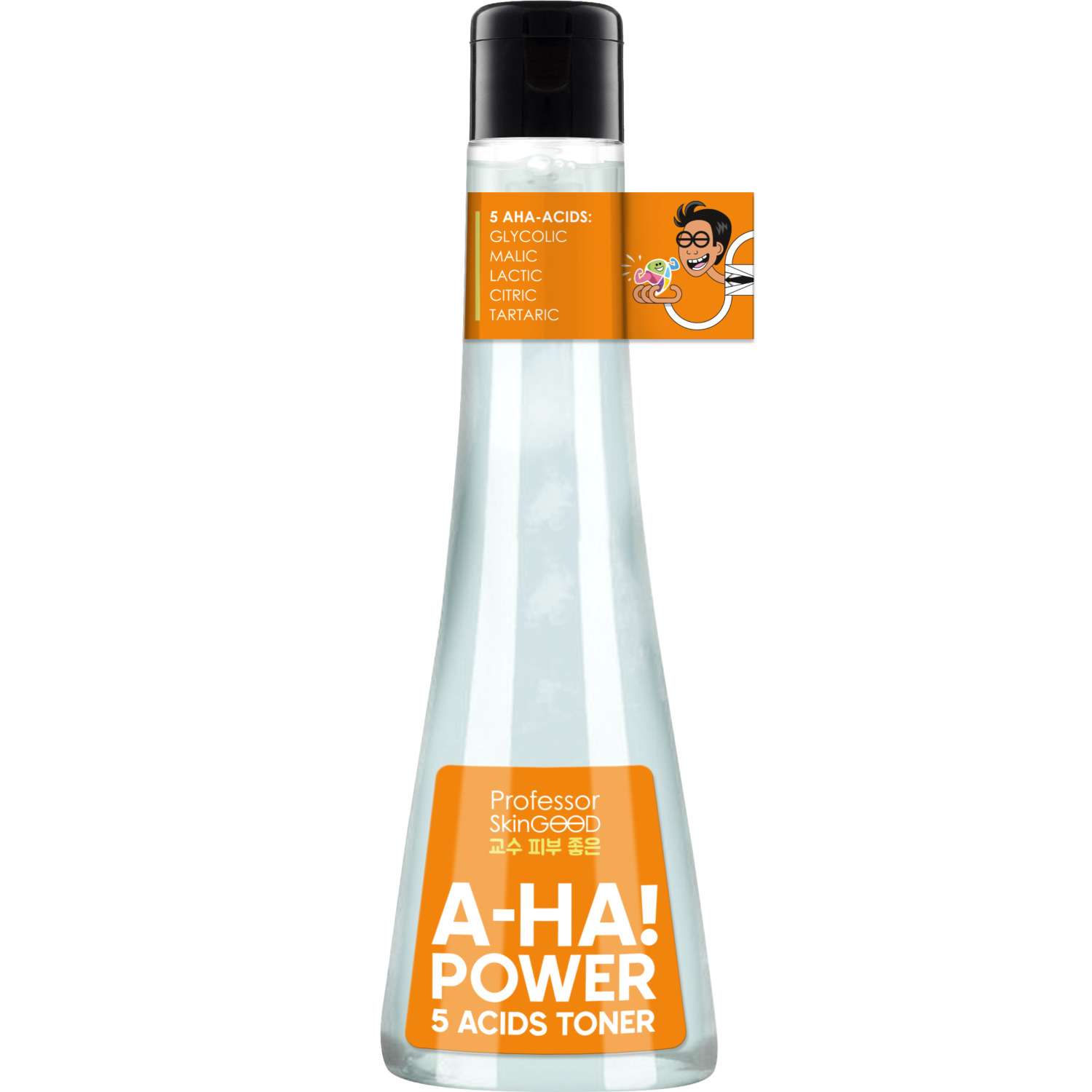 Тоник для лица Professor SkinGOOD Aha! Power 5 Acids Toner с AHA-кислотами тоник-пилинг 125мл - фото 1