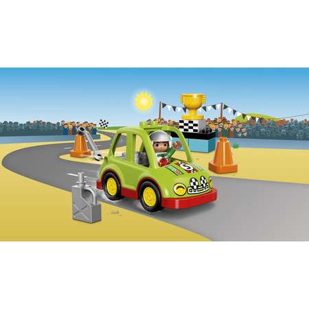 Конструктор LEGO DUPLO Гоночный автомобиль блочный