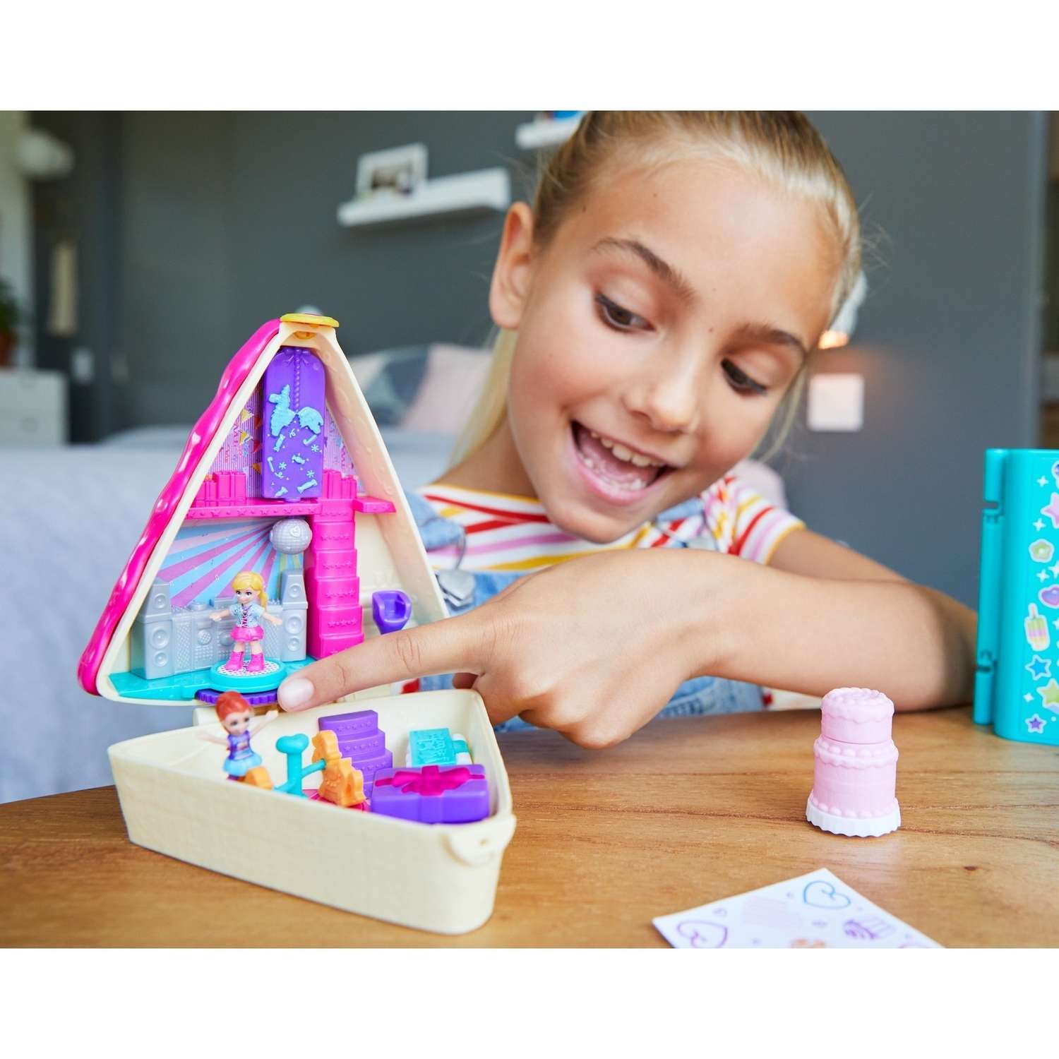 Набор игровой POLLY POCKET Торт ко Дню рождения GFM49 FRY35 - фото 6