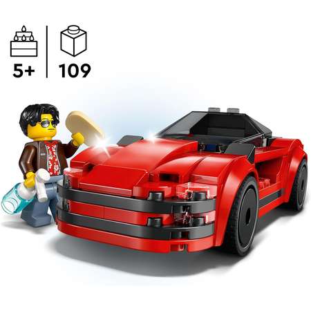 Конструктор LEGO Красный спортивный автомобиль 60448