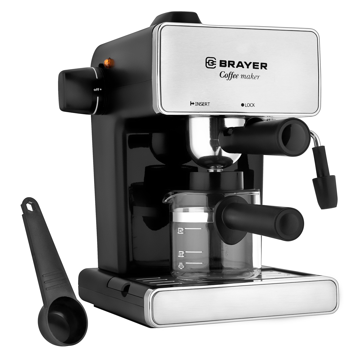 Кофеварка рожковая Brayer BR1103 - фото 14