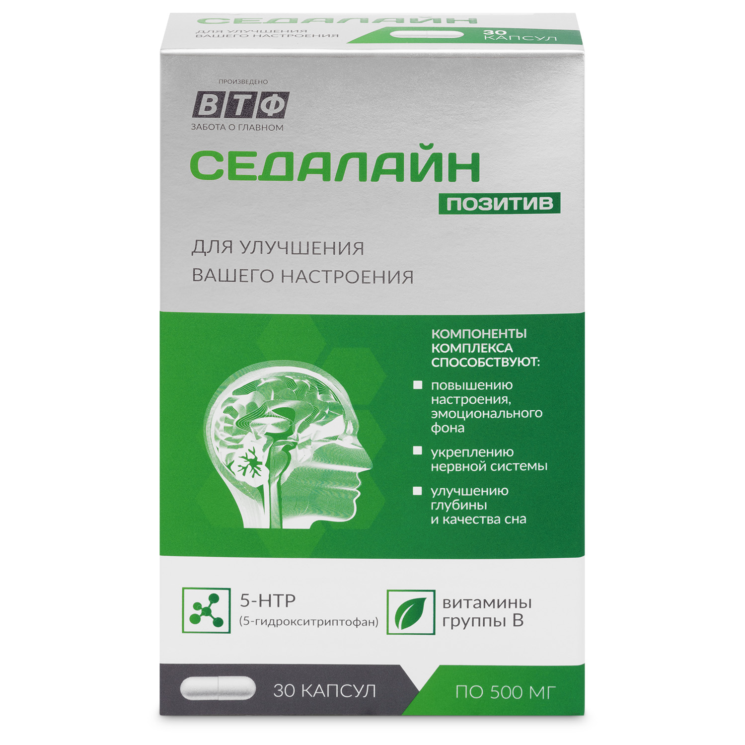 Биологически активная добавка Седалайн Позитив 30капсул - фото 1