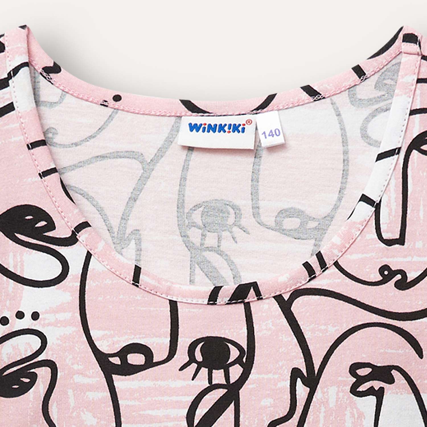 Ночная сорочка Winkiki WJG01743/Светло-розовый - фото 3