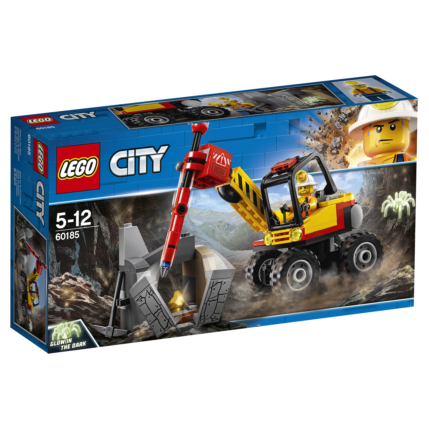 Конструктор LEGO Трактор для горных работ City Mining (60185) купить по  цене 999 ₽ в интернет-магазине Детский мир