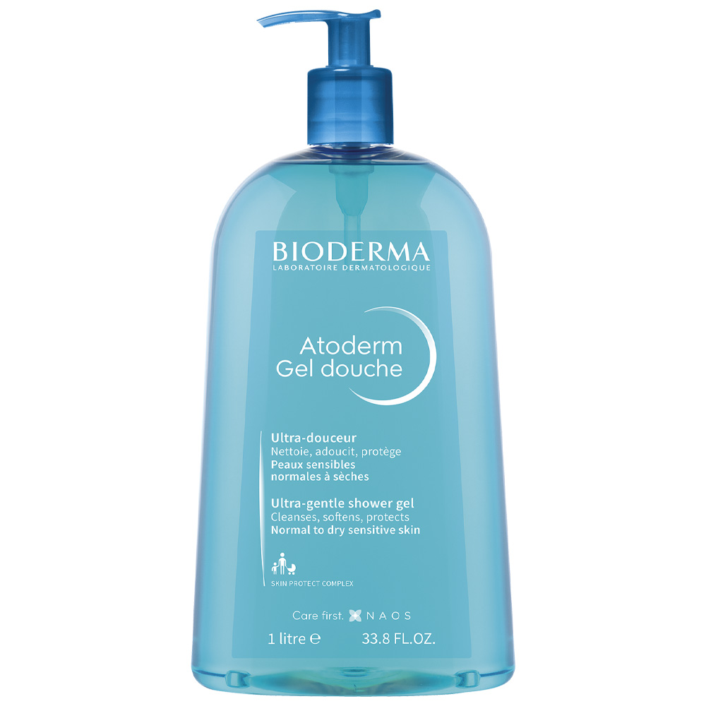 Гель для душа Bioderma Atoderm для нормальной сухой и атопичной кожи 1000 мл - фото 1