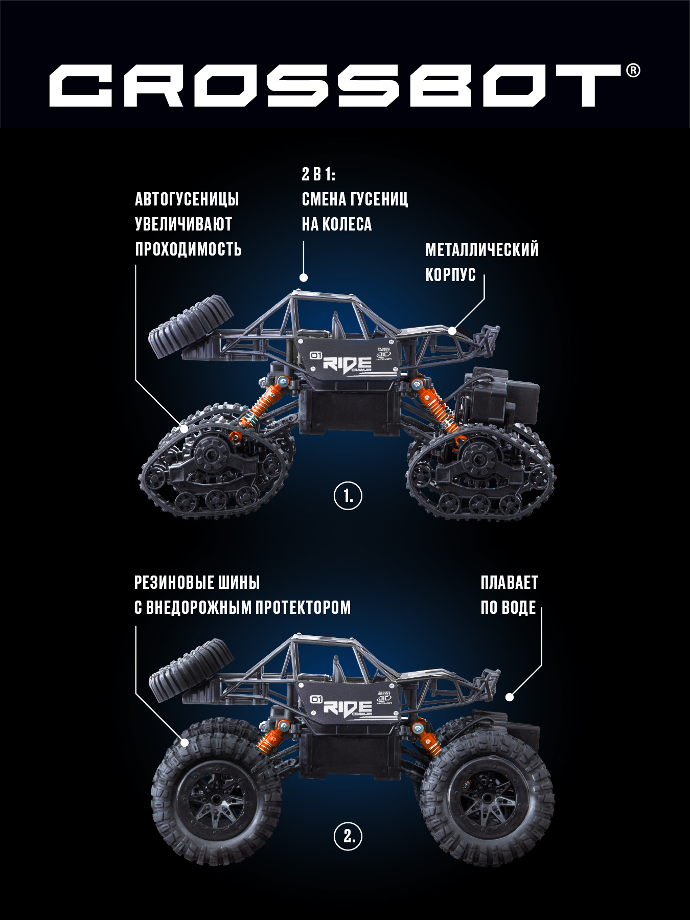 Внедорожник РУ CROSSBOT - фото 3