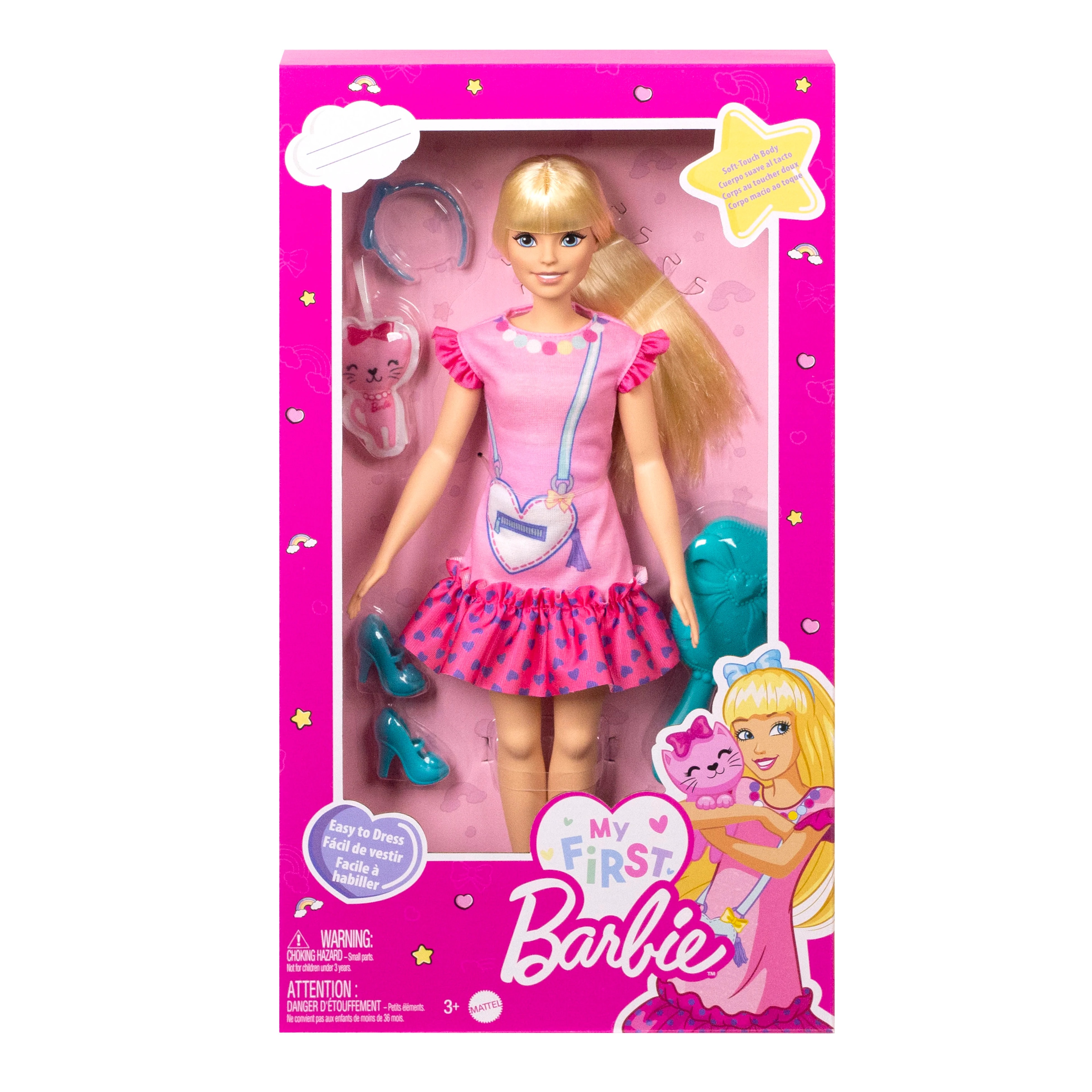 Кукла Barbie Блондинка с котенком HLL19 купить по цене 3099 ₽ в  интернет-магазине Детский мир