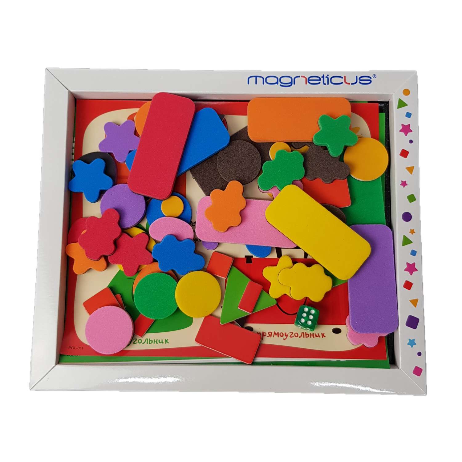 Игровой набор MAGNETICUS Формы и Цвета в картонной коробке - фото 2