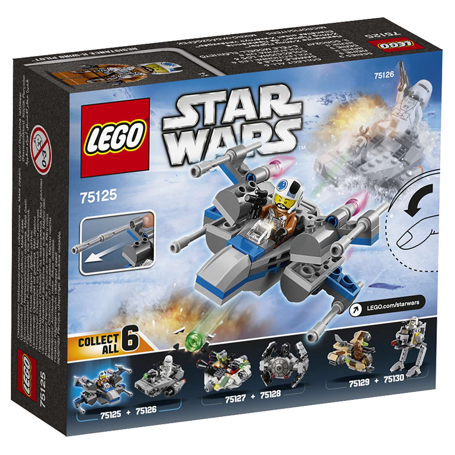 Конструктор LEGO Star Wars TM Истребитель Повстанцев (75125) - фото 3