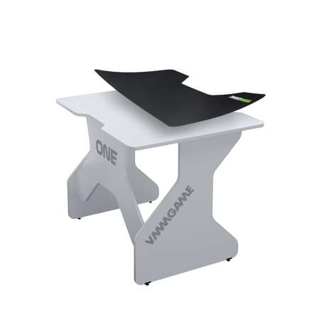 Стол VMMGAME Игровой компьютерный One Light 100 white + mini mat