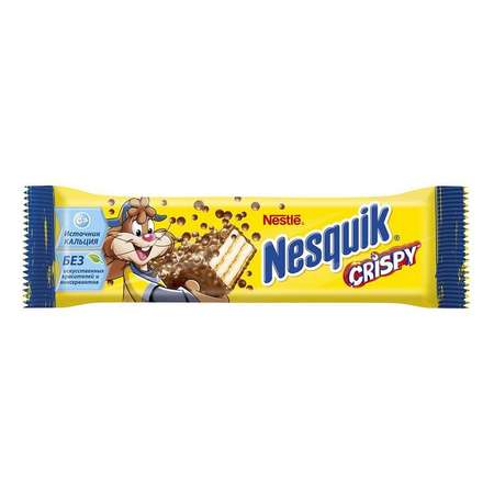 Батончик вафельный Nesquik Crispy 22г