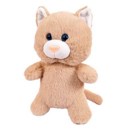 Мягкая игрушка Abtoys Флэтси Кот бежевый 24 см
