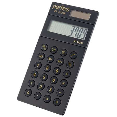 Калькулятор Perfeo PF C3709 карманный 8-разр. черный