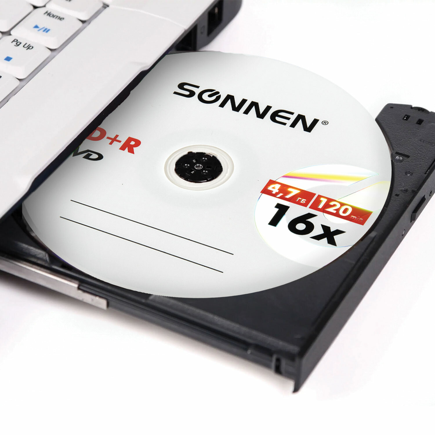 Диск для записи Sonnen DVD+R 4.7GB 16x Cake Box 25 шт - фото 4