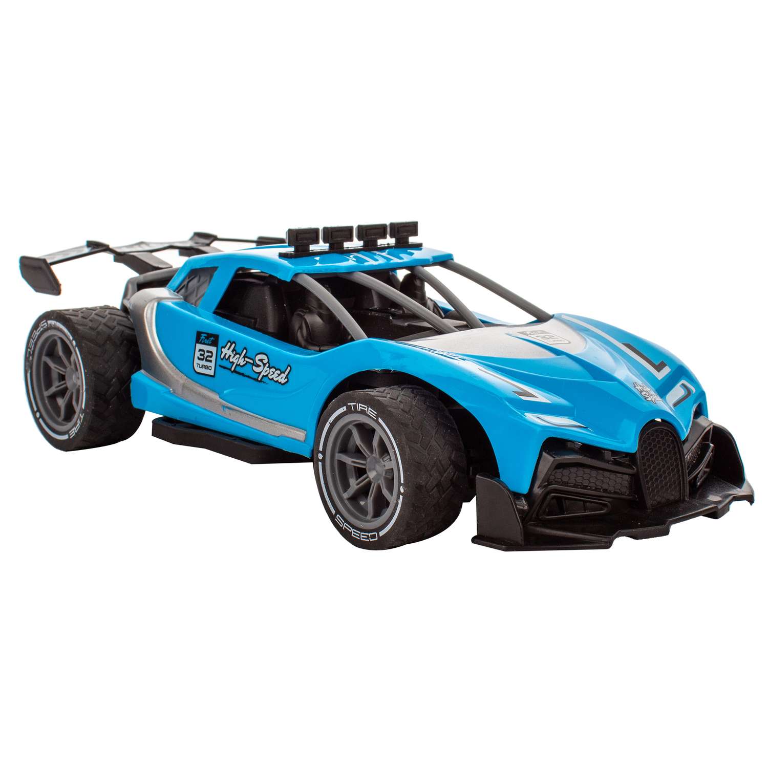 Машинка KiddieDrive Sport Racer радиоуправляемая синяя - фото 4