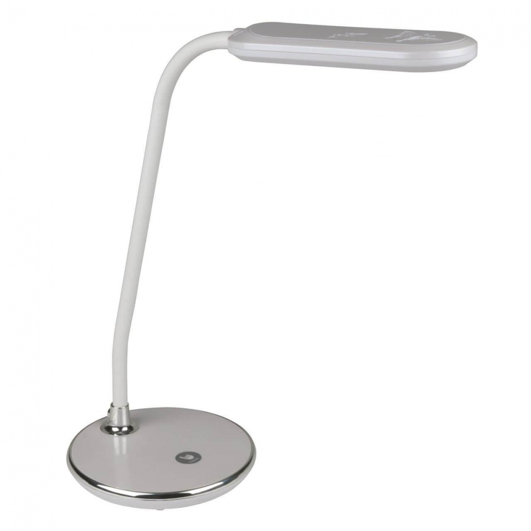 Светильник настольный Uniel TLD-522 Silver/LED/360Lm/6000K/Dimmer - фото 1