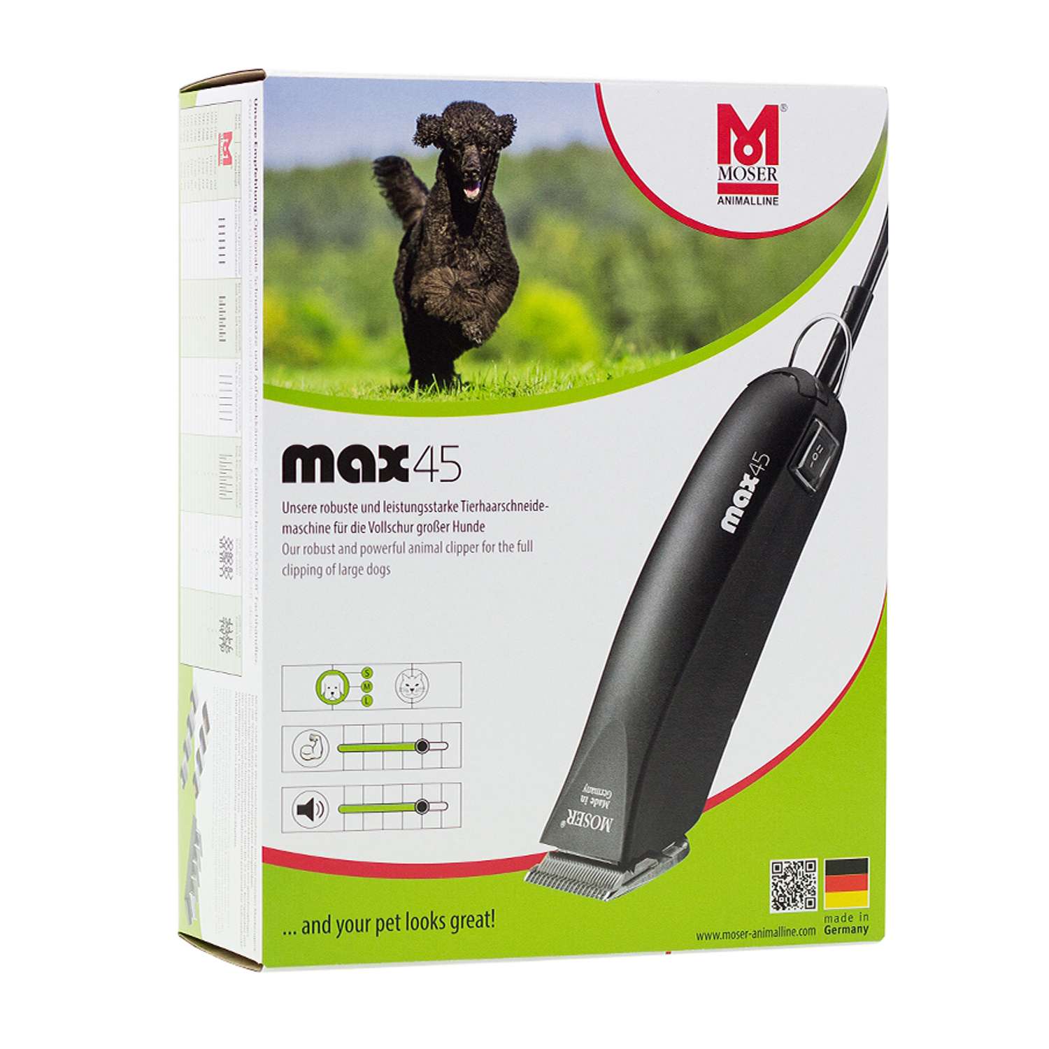 Машинка для стрижки животных Moser Max45 1245-0070 - фото 2