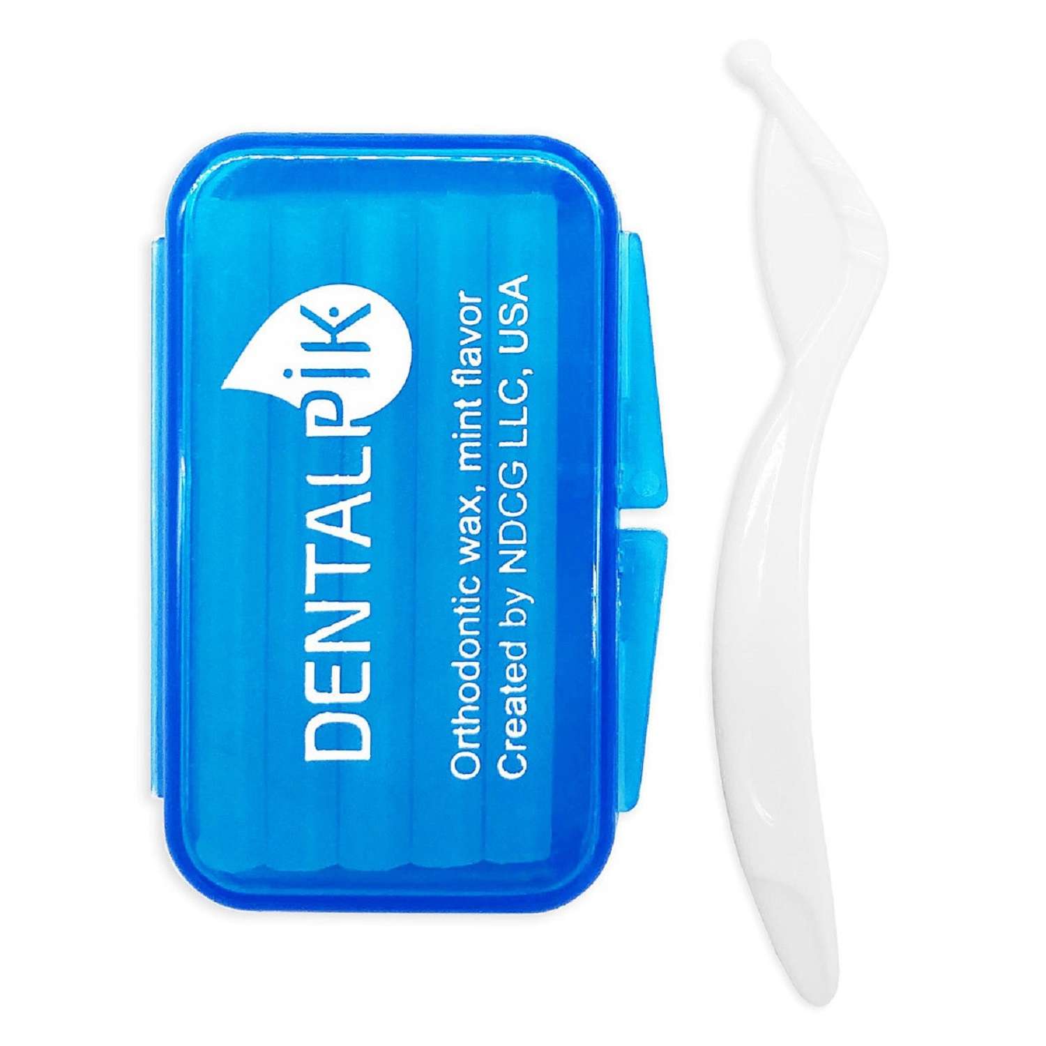 Воск ортодонтический Dentalpik для брекетов кап и пластинок Orthodontic Wax mint flavor мятный с дозатором - фото 2