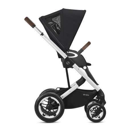 Коляска Cybex Talos S Lux SLV с дождевиком Deep Black