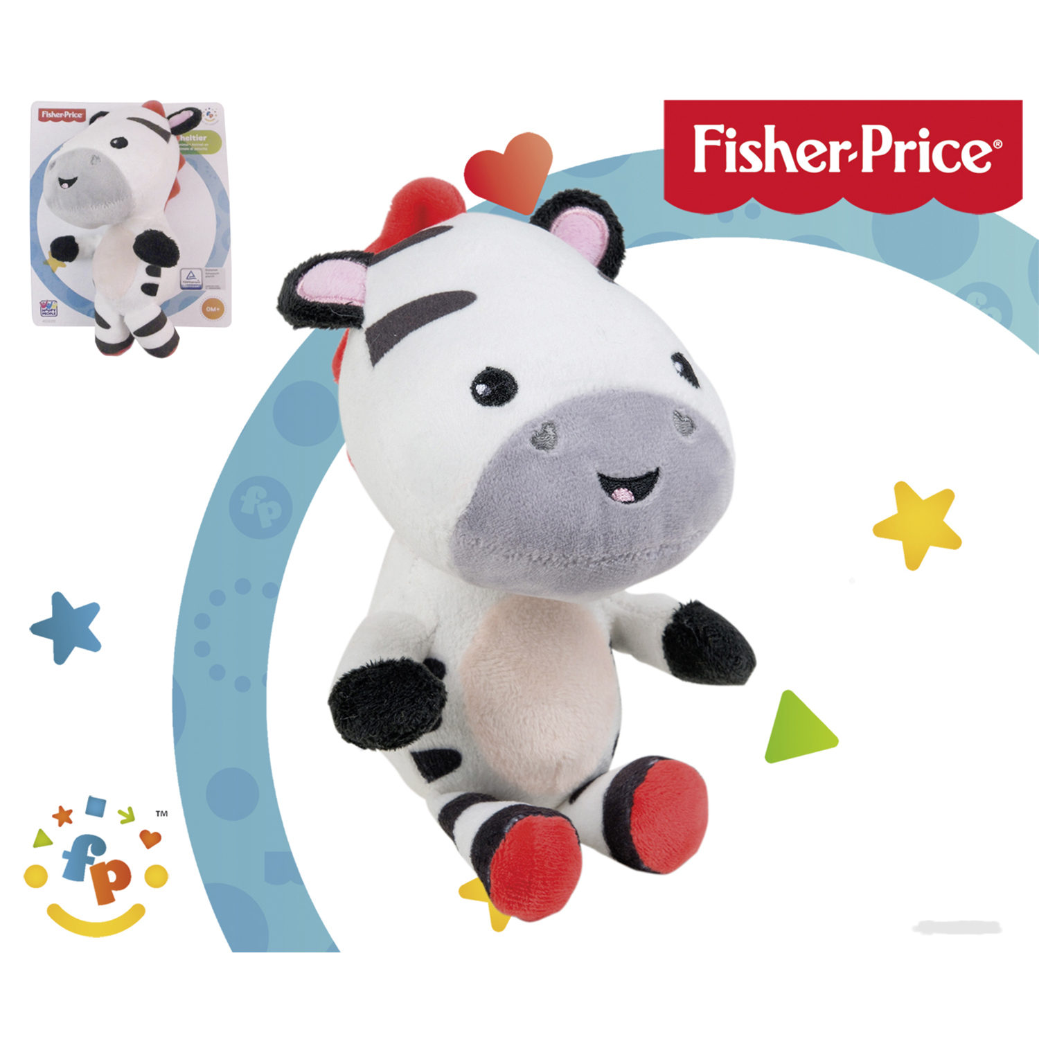 Игрушка мягкая Fisher Price Зебра 40920 - фото 3