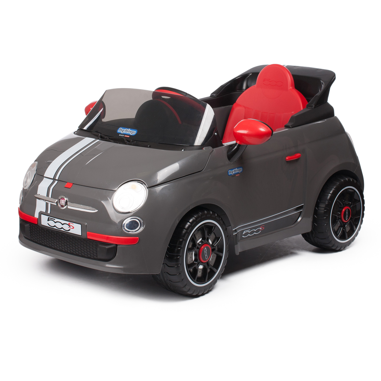 Электромобиль Peg-Perego Fiat 500 S Серый IGED1171