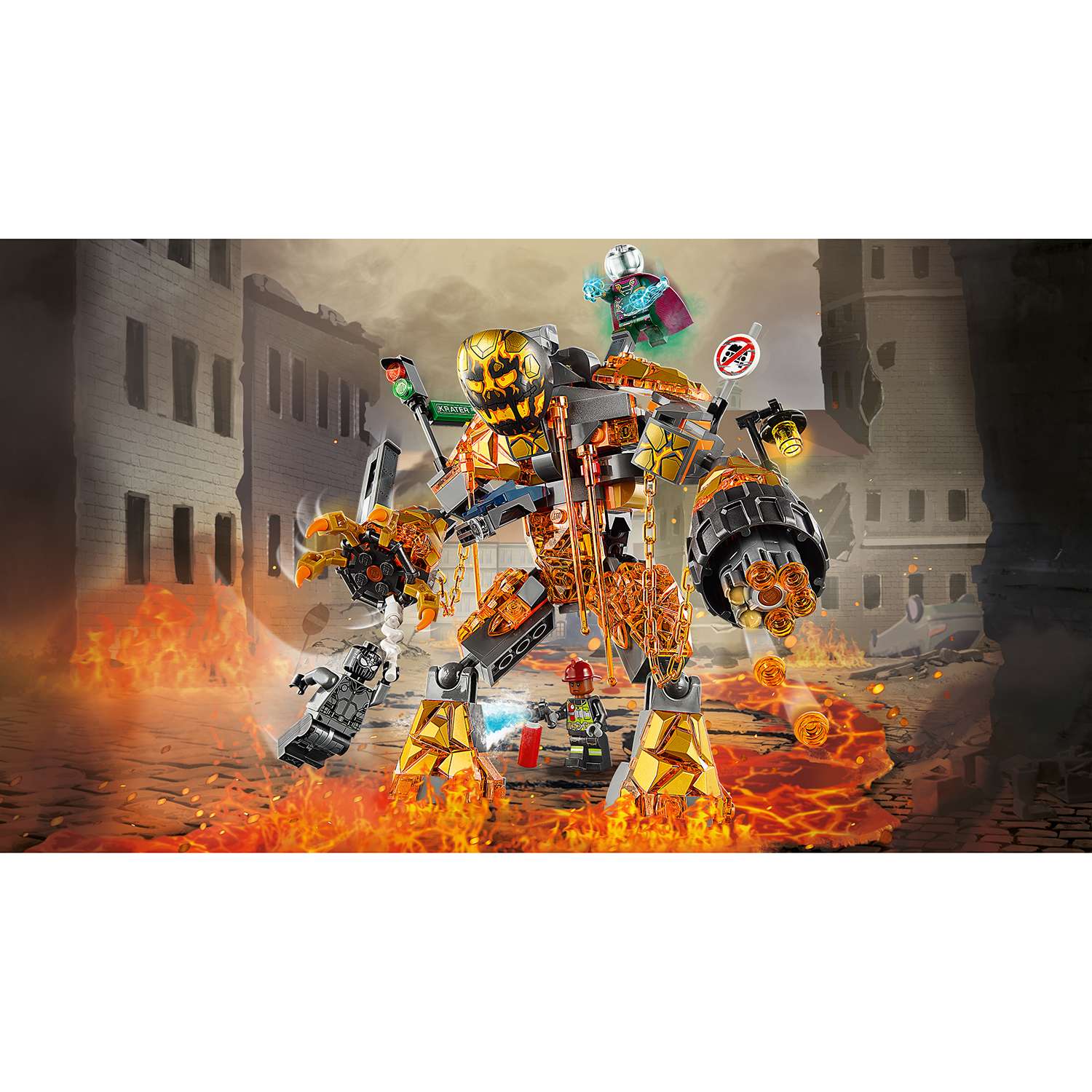 Конструктор LEGO Marvel Super Heroes Бой с расплавленным человеком 76128 - фото 8