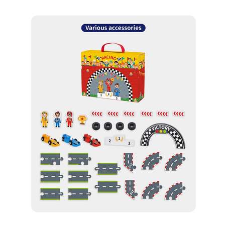 Игровой набор Tooky Toy Гоночная трасса TJ089
