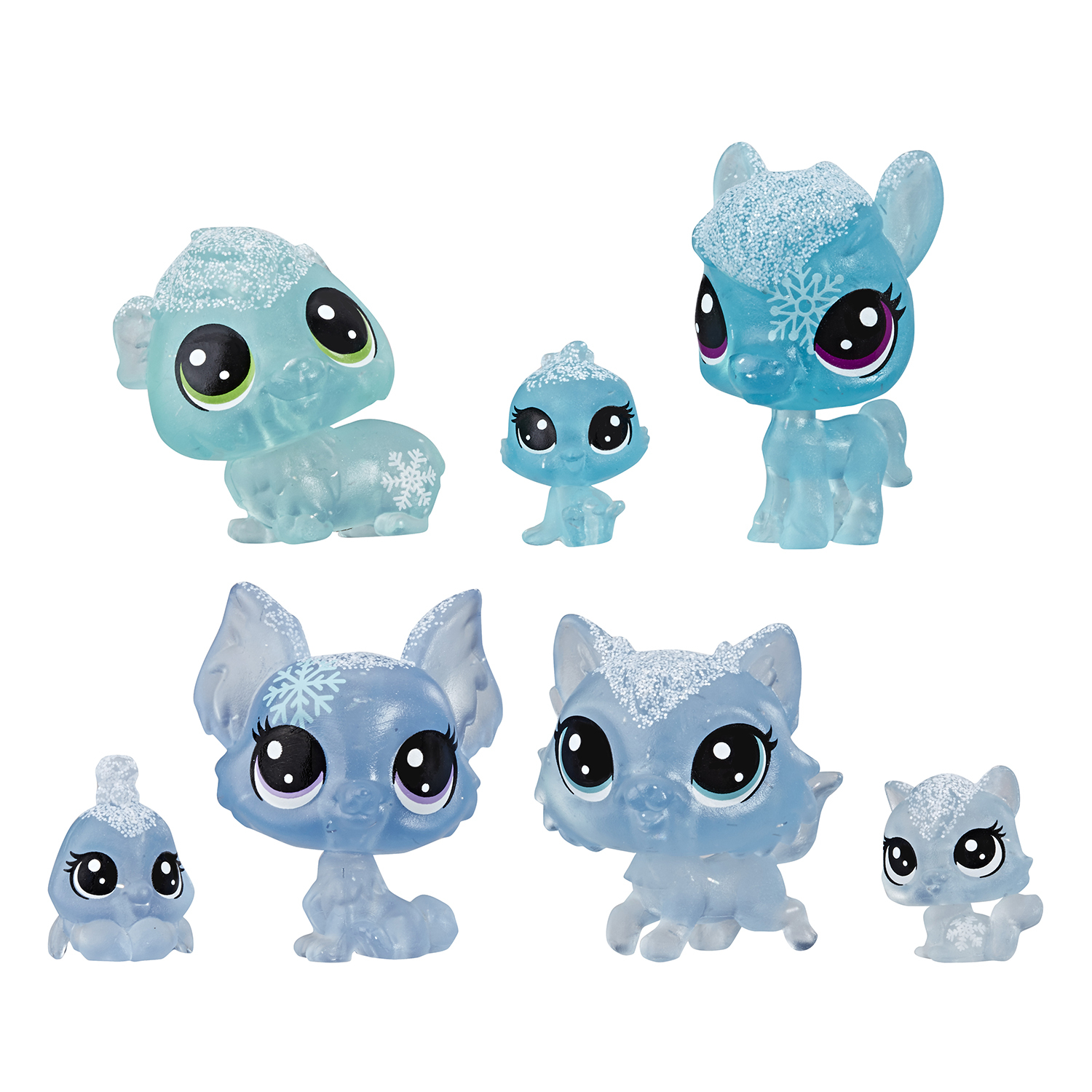 Набор игровой Littlest Pet Shop 7петов Голубые E5491EU4 купить по цене 399  ₽ в интернет-магазине Детский мир