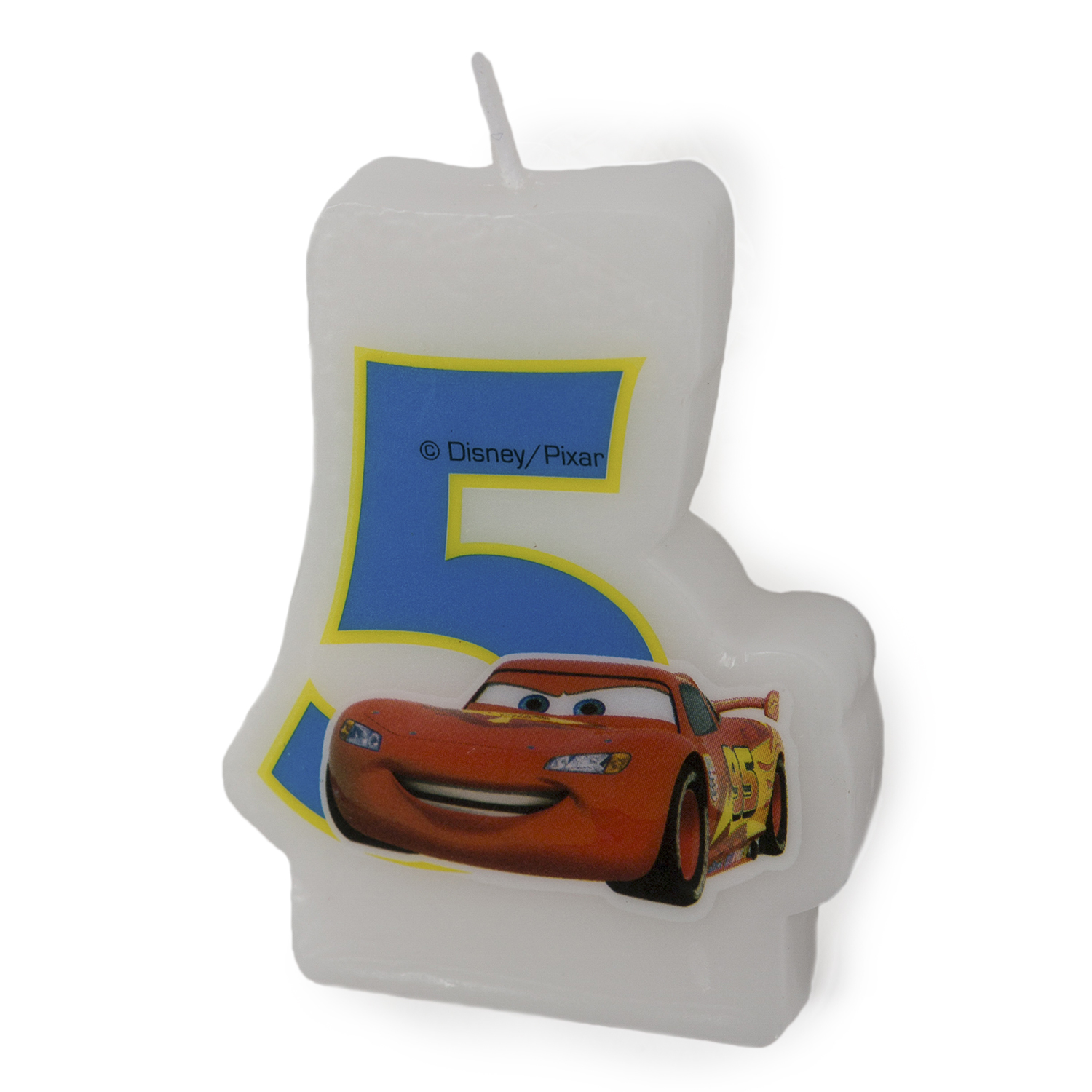 Праздничная свеча Cars Party Favors Цифра 5 - фото 2