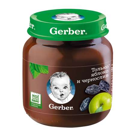 Пюре Gerber яблоко чернослив 130г