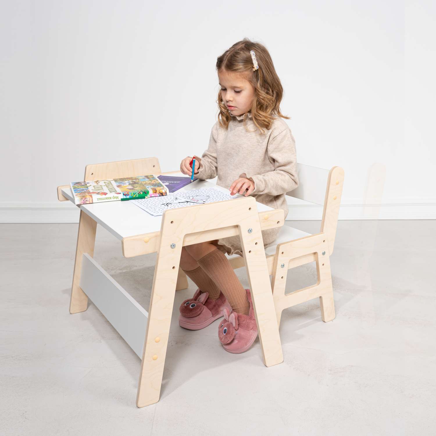 Детский стол и стул Сказочная Мастерская 1 модель - фото 7