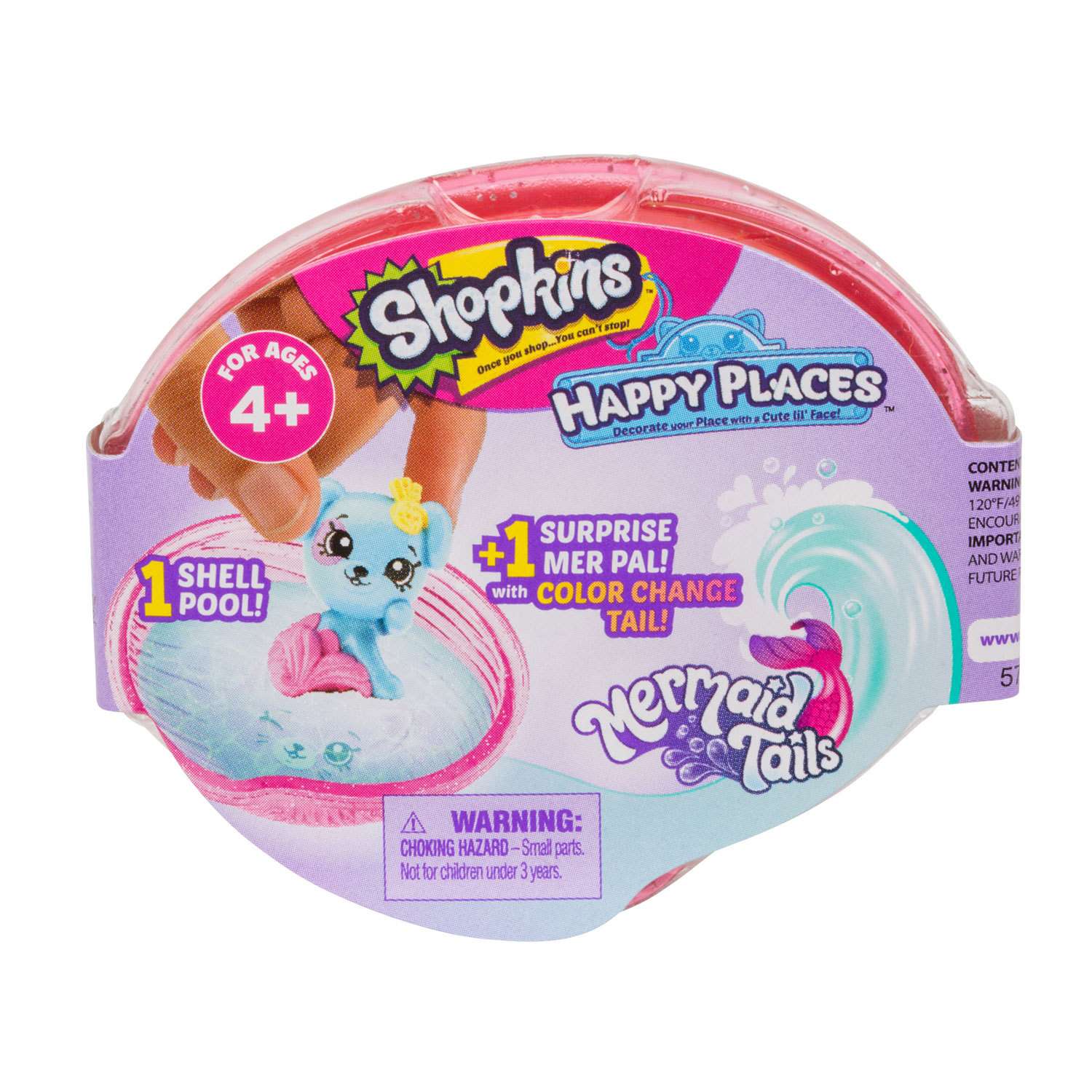 Игрушка Happy Places Shopkins Маленький питомец в ракушке в непрозрачной упаковке (Сюрприз) 57187 - фото 6